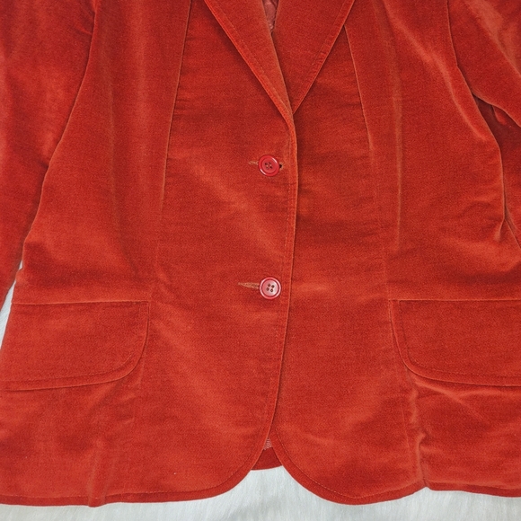 Vintage MJ Concepts in Sportswear 70's Burgundy Blazer - Picture 4 of 12